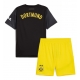 Borussia Dortmund Maglia Gara Trasferta Repliche 2024-25 Bambino Maniche Corte Borussia Dortmund Maglia Gara Trasferta Repliche 2024-25 Bambino Maniche Corte